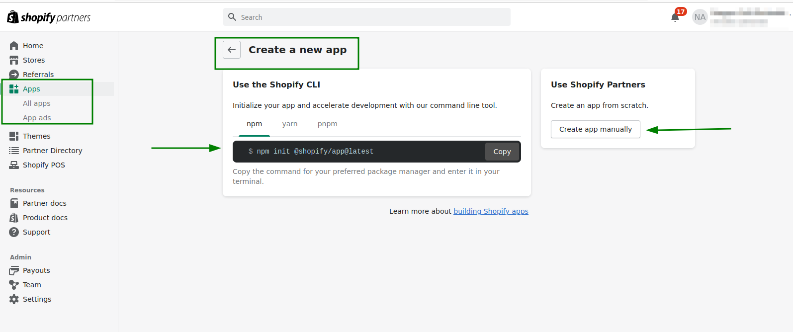 shopify-api-create-new-application shopify-api-create-new-application