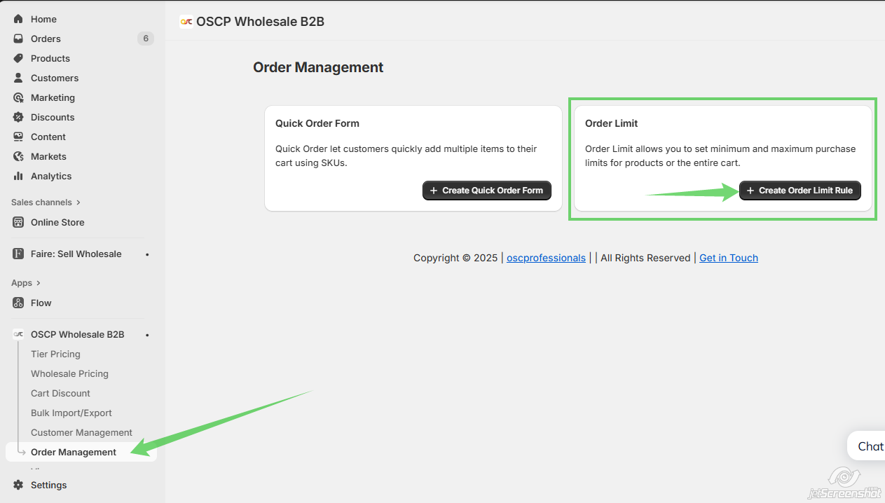 access-order-limit-section